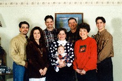 Bill, Norma Stout & family (Mike, Robbie, Joe (Joey), wives, grandchildren)